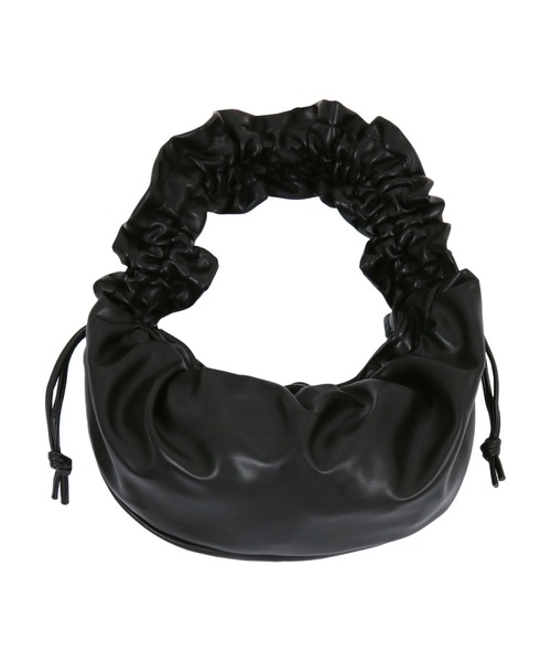 titivate（ティティベイト）の「ﾄﾞﾛｰｽﾄﾘﾝｸﾞｷﾞｬｻﾞｰｼｮﾙﾀﾞｰﾊﾞｯｸﾞ（ショルダーバッグ・レディース・ブラック/アイボリー/グレイッシュベージュ/キャメル・FREE）」の12枚目の写真