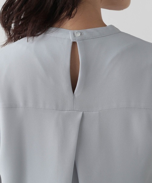 Elura(エルーラ)の「セレモニー&仕事プリーツブラウス(シャツ/ブラウス・レディース・ネイビー/ライトブルー・FREE)」の21枚目の写真