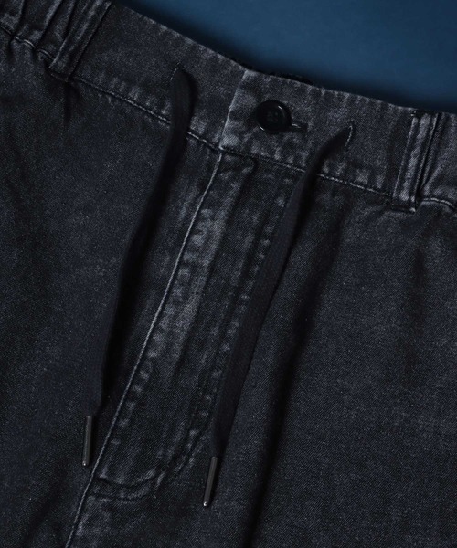 ANPAS（アンパス）の「Chemical Wash Denim Wide Balloon Cargo Pants/ケミカルウオッシュ デニム ワイドバルーン カーゴパンツ ヴィンテージ セットアップ対応（デニムパンツ・メンズ・ブルー/ブラック・L/M）」の5枚目の写真