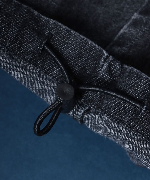 ANPAS（アンパス）の「Chemical Wash Denim Wide Balloon Cargo Pants/ケミカルウオッシュ デニム ワイドバルーン カーゴパンツ ヴィンテージ セットアップ対応（デニムパンツ・メンズ・ブルー/ブラック・L/M）」の17枚目の写真