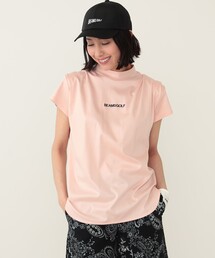 BEAMS GOLF（ビームスゴルフ）の「BEAMS GOLF ORANGE LABEL / ショルダータック モックネック チュニック（Tシャツ/カットソー）」