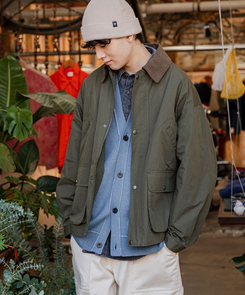 niko and（ニコアンド）の「WフェイスニットVネックカーディガン