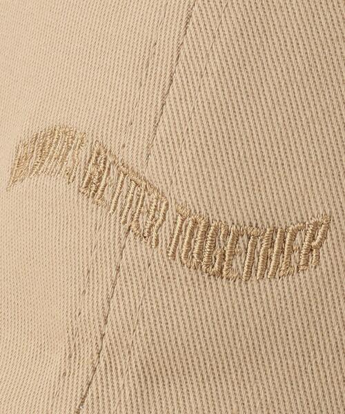 SHOO・LA・RUE（シューラルー）の「◆ツイルウェーブ刺繍ロゴCAP（キャップ・レディース・ベビーピンク/ブラック/ベージュ/グレー・00）」の10枚目の写真