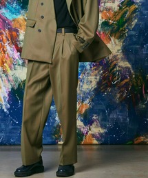 MAISON SPECIAL | 《UNISEX》Schonherr One-Tuck Wide Pants/ションヘルワンタックワイドパンツ【MAISON SPECIAL/メゾンスペシャル】■セットアップ対応■(スラックス)