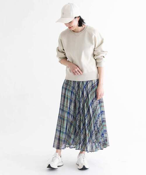 EKAL(エカル)の「ジャガードアミニットプルオーバー(ニット/セーター・レディース・カーキ/ブルー/オフホワイト・ONE)」の20枚目の写真