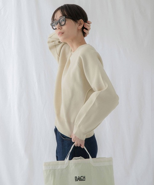 EKAL(エカル)の「ジャガードアミニットプルオーバー(ニット/セーター・レディース・カーキ/ブルー/オフホワイト・ONE)」の21枚目の写真