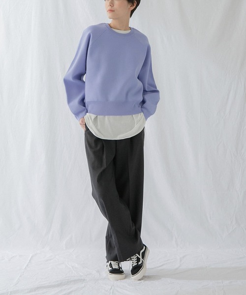 EKAL(エカル)の「ジャガードアミニットプルオーバー(ニット/セーター・レディース・カーキ/ブルー/オフホワイト・ONE)」の5枚目の写真