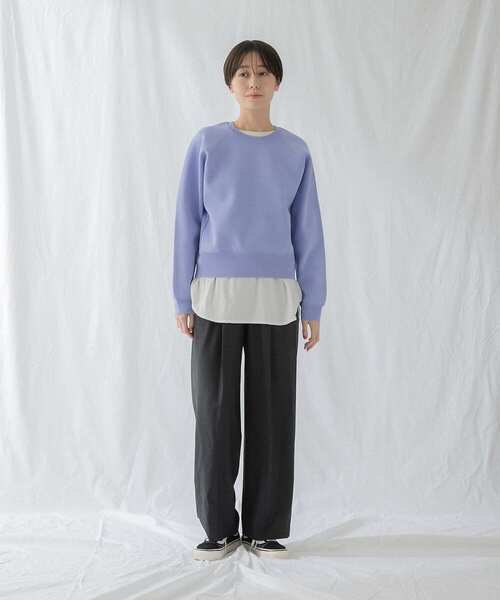 EKAL(エカル)の「ジャガードアミニットプルオーバー(ニット/セーター・レディース・カーキ/ブルー/オフホワイト・ONE)」の7枚目の写真