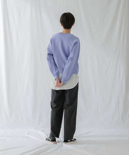 EKAL(エカル)の「ジャガードアミニットプルオーバー(ニット/セーター・レディース・カーキ/ブルー/オフホワイト・ONE)」の9枚目の写真