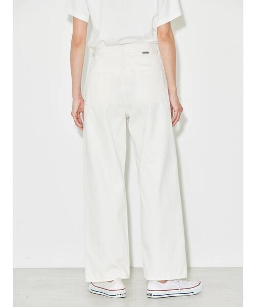 AMERICAN HOLIC（アメリカンホリック）の「ワイドデニム（デニムパンツ・レディース・ライトインディゴブルー/ホワイト・XS/L/M/S）」の17枚目の写真