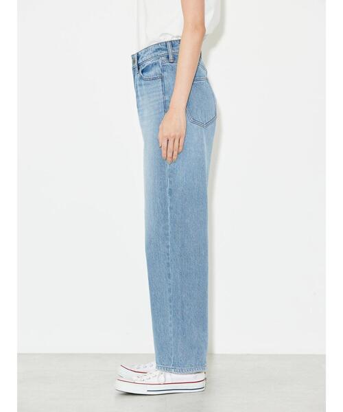 AMERICAN HOLIC（アメリカンホリック）の「ワイドデニム（デニムパンツ・レディース・ライトインディゴブルー/ホワイト・XS/L/M/S）」の20枚目の写真