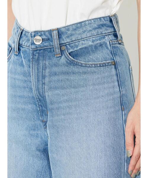 AMERICAN HOLIC（アメリカンホリック）の「ワイドデニム（デニムパンツ・レディース・ライトインディゴブルー/ホワイト・XS/L/M/S）」の22枚目の写真