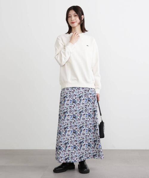 N.(N. Natural Beauty Basic)(エヌエヌナチュラルビューティーベーシック)の「◆ぼかしフラワープリントスカート(スカート・レディース・イエロー/ブルー・MEDIUM)」の11枚目の写真