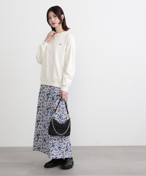 N.(N. Natural Beauty Basic)(エヌエヌナチュラルビューティーベーシック)の「◆ぼかしフラワープリントスカート(スカート・レディース・イエロー/ブルー・MEDIUM)」の13枚目の写真