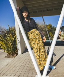 N.(N. Natural Beauty Basic) | ◆ぼかしフラワープリントスカート(スカート)