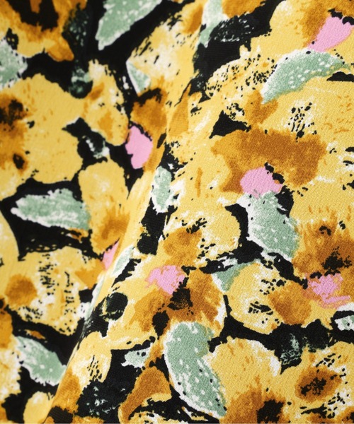 N.(N. Natural Beauty Basic)(エヌエヌナチュラルビューティーベーシック)の「◆ぼかしフラワープリントスカート(スカート・レディース・イエロー/ブルー・MEDIUM)」の20枚目の写真