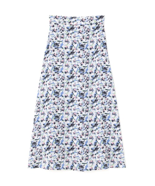 N.(N. Natural Beauty Basic)(エヌエヌナチュラルビューティーベーシック)の「◆ぼかしフラワープリントスカート(スカート・レディース・イエロー/ブルー・MEDIUM)」の21枚目の写真