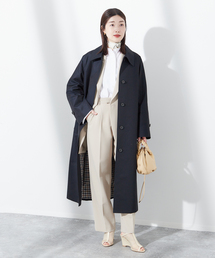 Aquascutum | 【別注】Aquascutum×LESSAGE ステンカラーコート(ステンカラーコート)