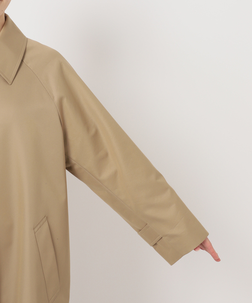 Aquascutum（アクアスキュータム）の「【別注】Aquascutum×LESSAGE ステンカラーコート（ステンカラーコート・レディース・ベージュ/ネイビー/ブラック・36/38）」の22枚目の写真