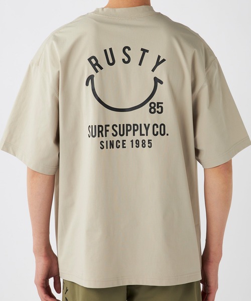 RUSTY/ラスティー 半袖ラッシュガード ユーティリティ/水陸両用