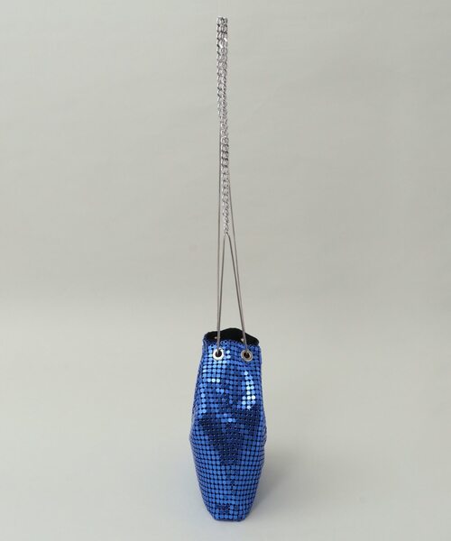 CONVERSE TOKYO（コンバーストウキョウ）の「2WAY METALLIC SHOULDER BAG（ショルダーバッグ・レディース・ブルー/ホワイト・FREE）」の5枚目の写真