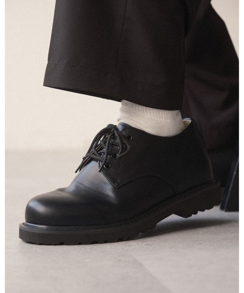 RAGEBLUE(レイジブルー)の「<身長5cmアップ!>シンセティックレザー/インヒールシューズ(ドレスシューズ・メンズ・ブラック/ブラック系その他・SMALL/MEDIUM/LARGE)」の2枚目の写真