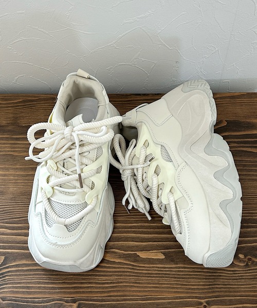 【Copping zone】 ダッド スニーカー Vintage Chunky Lace-up Vintage Chunky Lace-Up Dad Sneakers – Copping Zone