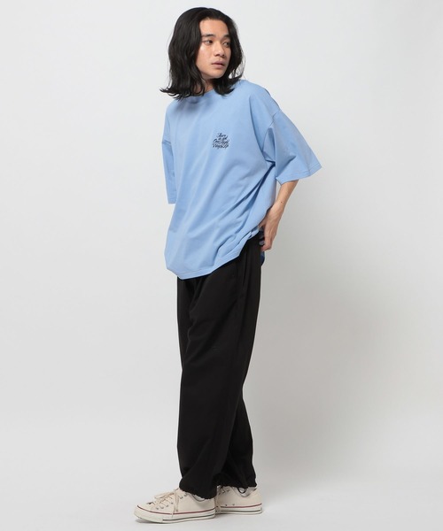 niko and...（ニコアンド）の「USAコットンプリントTシャツ（Tシャツ/カットソー・メンズ・オフホワイト/ブルー/ライトグレー/イエロー・LARGE/MEDIUM）」の17枚目の写真