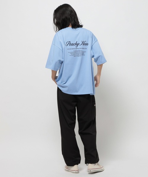 niko and...（ニコアンド）の「USAコットンプリントTシャツ（Tシャツ/カットソー・メンズ・オフホワイト/ブルー/ライトグレー/イエロー・LARGE/MEDIUM）」の18枚目の写真