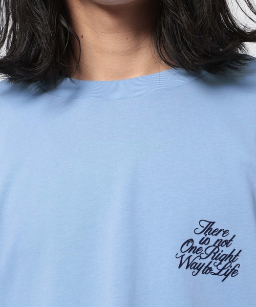 niko and...（ニコアンド）の「USAコットンプリントTシャツ（Tシャツ/カットソー・メンズ・オフホワイト/ブルー/ライトグレー/イエロー・LARGE/MEDIUM）」の11枚目の写真