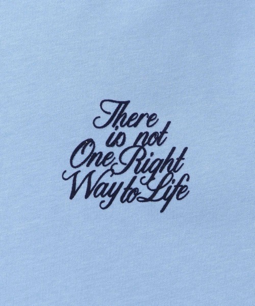 niko and...（ニコアンド）の「USAコットンプリントTシャツ（Tシャツ/カットソー・メンズ・オフホワイト/ブルー/ライトグレー/イエロー・LARGE/MEDIUM）」の5枚目の写真