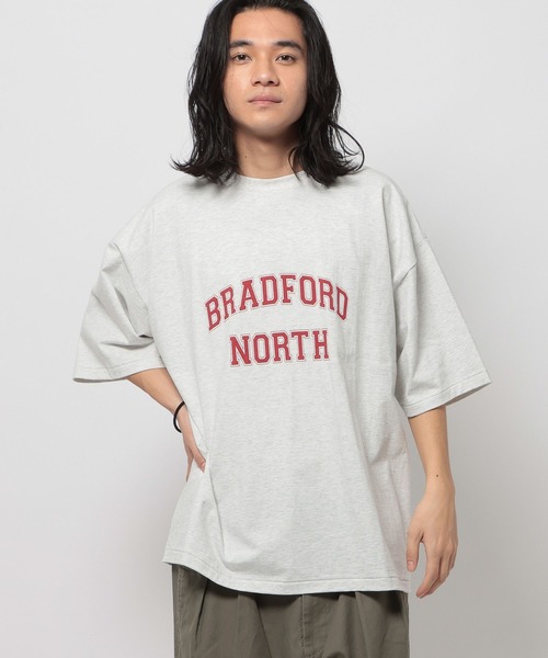 Tシャツ・カットソー THE ANDAMANE TINA - SHIRT OVERSIZE Tシャツ .-- BONZI （ミディアムブルー） -MANGO - マンゴ公式