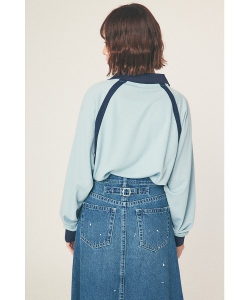 RODEO CROWNS WIDE BOWL（ロデオクラウンズワイドボウル）の「GAME L/S トップス（その他トップス・レディース・ホワイト/ベージュ/サックスブルー・MEDIUM/LARGE）」の11枚目の写真