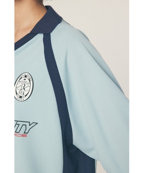 RODEO CROWNS WIDE BOWL（ロデオクラウンズワイドボウル）の「GAME L/S トップス（その他トップス・レディース・ホワイト/ベージュ/サックスブルー・MEDIUM/LARGE）」の17枚目の写真