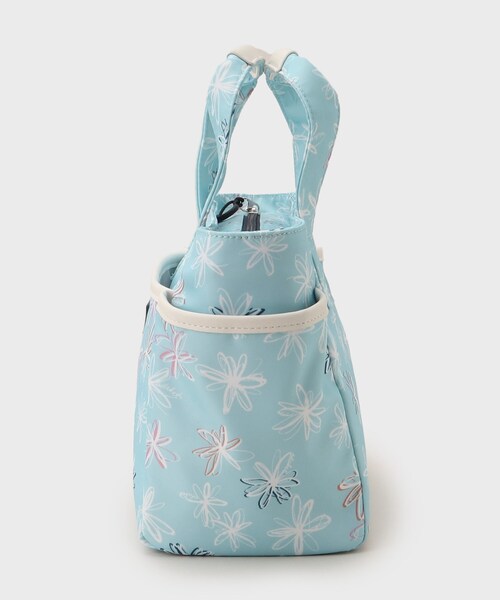 adabat（アダバット）の「◆ラインフラワー柄 カートバッグ（ハンドバッグ・レディース・ブルー系/サックスブルー系/ホワイト系その他・00）」の17枚目の写真