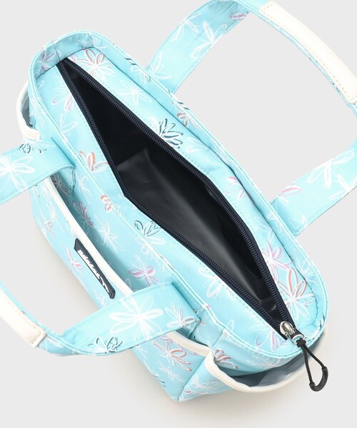 adabat（アダバット）の「◆ラインフラワー柄 カートバッグ（ハンドバッグ・レディース・ブルー系/サックスブルー系/ホワイト系その他・00）」の10枚目の写真