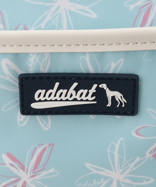adabat（アダバット）の「◆ラインフラワー柄 カートバッグ（ハンドバッグ・レディース・ブルー系/サックスブルー系/ホワイト系その他・00）」の4枚目の写真