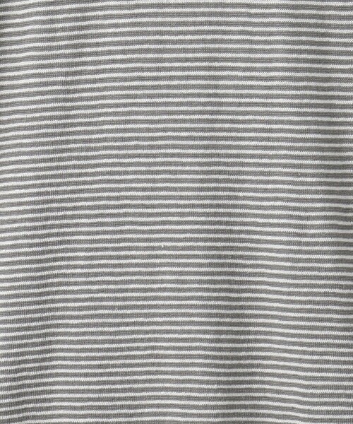 UNITED ARROWS（ユナイテッドアローズ）の「ボーダー ニット Tシャツ（ニット/セーター・メンズ・グレー/ネイビー・S/M/L/XL）」の14枚目の写真
