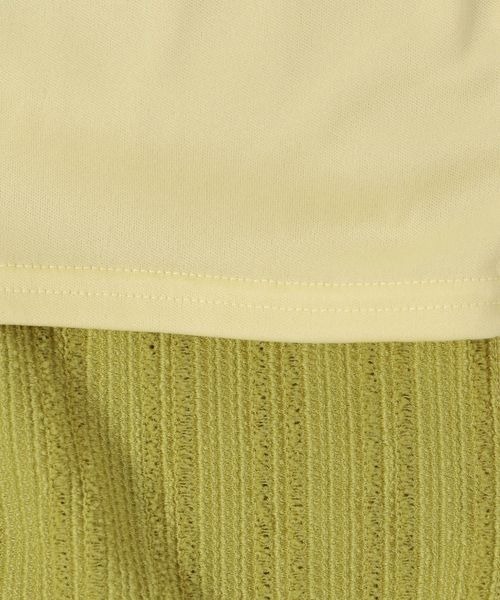 mysty woman(ミスティウーマン)の「テクスチャーイージーパンツ 113920(その他パンツ・レディース・ブラック/オフホワイト/グリーン系その他・FREE)」の9枚目の写真