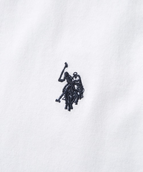 U.S. POLO ASSN.(ユーエスポロアッスン)の「【U.S. POLO ASSN.】オーバーサイズ ワンポイントロゴ ロンTシャツ(Tシャツ/カットソー・レディース・ホワイト/ネイビー/ホワイト系その他2/ネイビー系2/ブラック系その他2/ブラック/グリーン/ワイン/グレー/ブラウン・L/M/S/XL)」の15枚目の写真