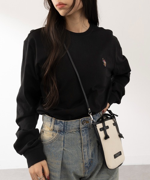 U.S. POLO ASSN.(ユーエスポロアッスン)の「【U.S. POLO ASSN.】Classical PONY long sleeve Tee / クラシカルポニー ワンポイントロゴ ロンTシャツ(Tシャツ/カットソー・レディース・ホワイト/ネイビー/ホワイト系その他2/ネイビー系2/ブラック系その他2/ブラック/グリーン/ワイン/グレー/ブラウン・L/M/S/XL)」の17枚目の写真