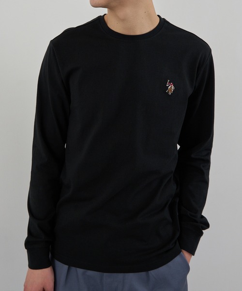 U.S. POLO ASSN.(ユーエスポロアッスン)の「【U.S. POLO ASSN.】Classical PONY long sleeve Tee / クラシカルポニー ワンポイントロゴ ロンTシャツ(Tシャツ/カットソー・レディース・ホワイト/ネイビー/ホワイト系その他2/ネイビー系2/ブラック系その他2/ブラック/グリーン/ワイン/グレー/ブラウン・L/M/S/XL)」の13枚目の写真