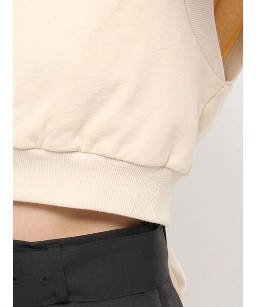 EATME(イートミー)の「3D刺しゅうスウェットTOP(スウェット・レディース・ブラック/イエロー・FREE)」の6枚目の写真