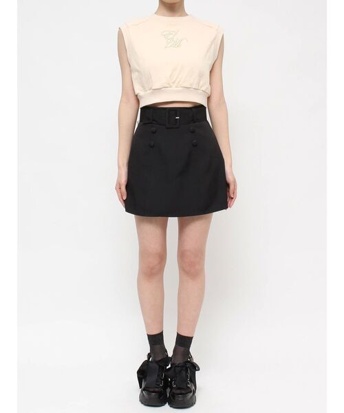 EATME(イートミー)の「3D刺しゅうスウェットTOP(スウェット・レディース・ブラック/イエロー・FREE)」の8枚目の写真