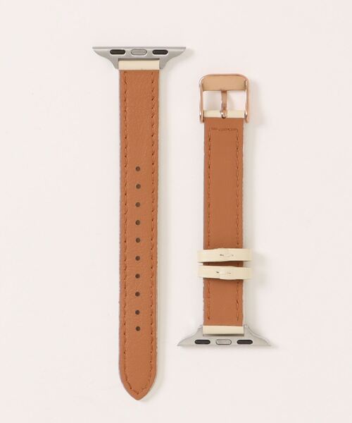 emonique(エモニーク)の「本革レザー Apple Watch バンド スマートウォッチバンド【38/40/41/42/44/45/49mm対応】(デジタル腕時計・レディース・ボルドー/ピンク/オフホワイト/レッド/グレー/ブラウン/ネイビー/ベージュ/ブラック/ホワイト・42/38)」の15枚目の写真