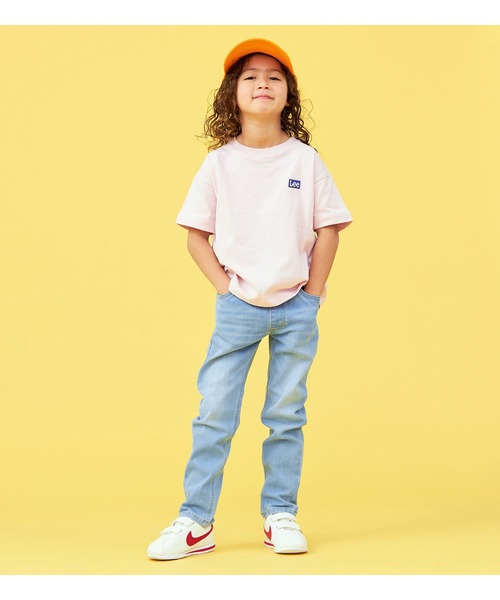 Lee(リー)の「Lee/リー【2024モデル 110-150cm】キッズ バックプリント オーバーラップ Leeロゴ 半袖Tシャツ(Tシャツ/カットソー・キッズ・ホワイト/ピンク/ブラック・120/130/140/110/150/80/90/100)」の11枚目の写真