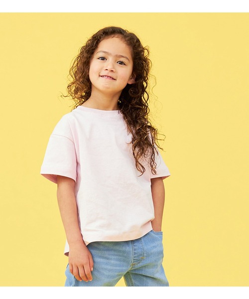 Lee(リー)の「Lee/リー【2024モデル 110-150cm】キッズ バックプリント オーバーラップ Leeロゴ 半袖Tシャツ(Tシャツ/カットソー・キッズ・ホワイト/ピンク/ブラック・120/130/140/110/150/80/90/100)」の4枚目の写真