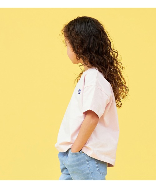 Lee(リー)の「Lee/リー【2024モデル 110-150cm】キッズ バックプリント オーバーラップ Leeロゴ 半袖Tシャツ(Tシャツ/カットソー・キッズ・ホワイト/ピンク/ブラック・120/130/140/110/150/80/90/100)」の6枚目の写真