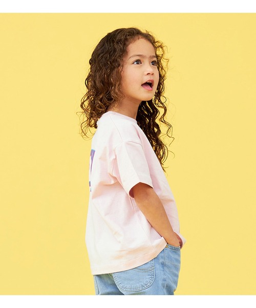 Lee(リー)の「Lee/リー【2024モデル 110-150cm】キッズ バックプリント オーバーラップ Leeロゴ 半袖Tシャツ(Tシャツ/カットソー・キッズ・ホワイト/ピンク/ブラック・120/130/140/110/150/80/90/100)」の8枚目の写真