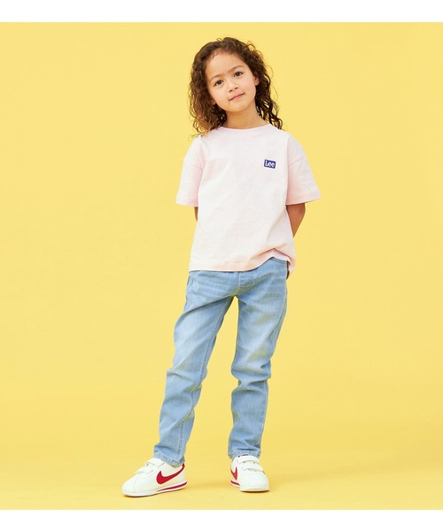 Lee(リー)の「Lee/リー【2024モデル 110-150cm】キッズ バックプリント オーバーラップ Leeロゴ 半袖Tシャツ(Tシャツ/カットソー・キッズ・ホワイト/ピンク/ブラック・120/130/140/110/150/80/90/100)」の14枚目の写真